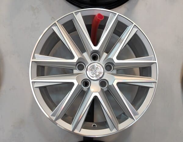 Car Aluminum Alloy Rim 5 Hole Size 15" Silver