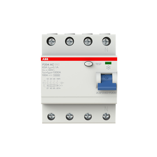 ABB Circuit Breaker F204 AC-63/0,1