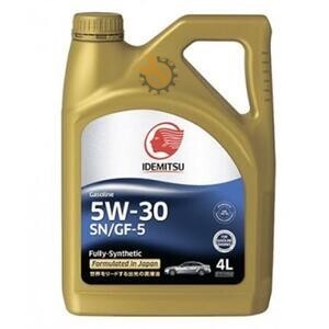 Idemitsu 5W-30 SN/GF-5 Engine Oil – 4Ltr fully Synthetic