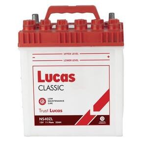 Lucas Brand Battery NS 40 ZL-12V-35AH