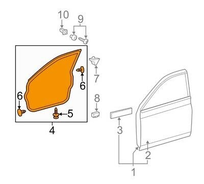 Weatherstrip, F *USA*