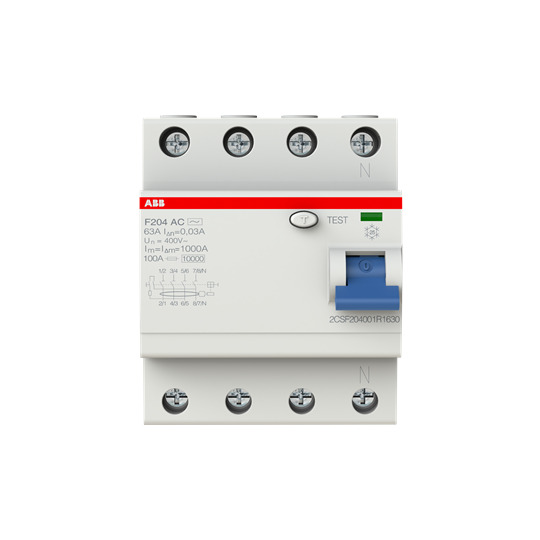 ABB Circuit Breaker F204 AC-63/0,03