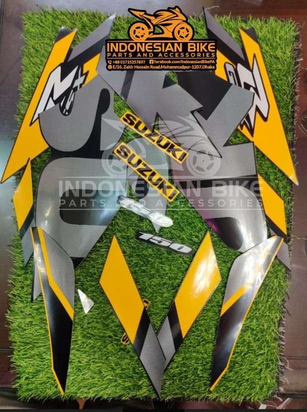 Suzuki GSX-R Full Set Body Stickers Indonesia