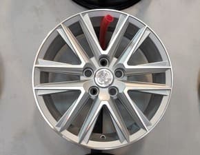Car Aluminum Alloy Rim 5 Hole Size 15" Silver