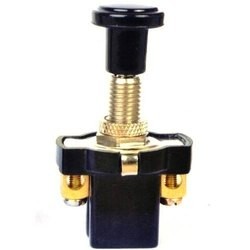 Motolamp Black Push Pull Switch, For Bus Truck