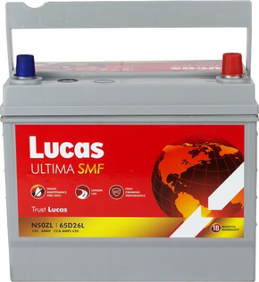 Lucas Battery N50ZL-12V-60AH