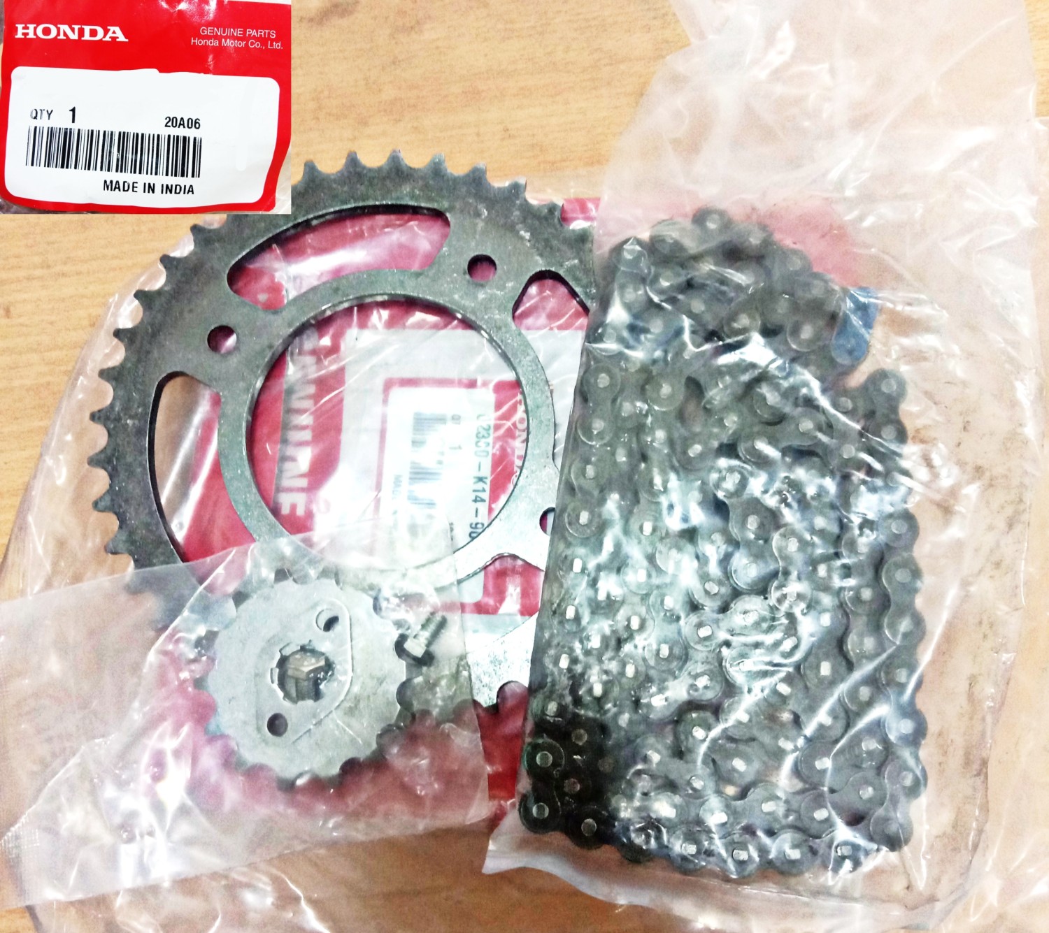 Honda Hornet Chain Set