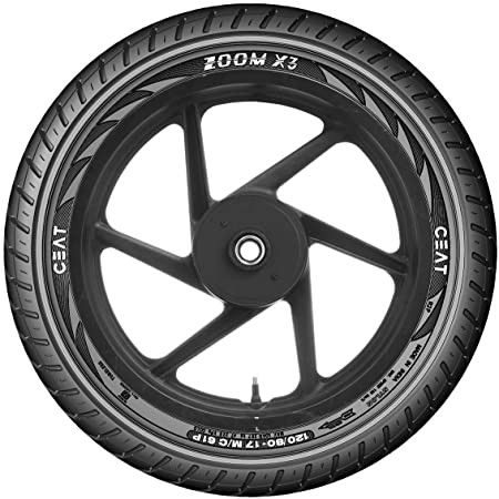 Ceat 120/80-17 Zoom X3 TL 61P, Black