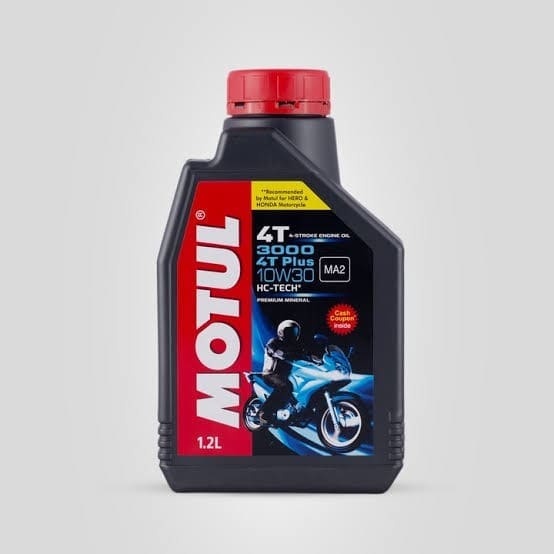 Motul 3000 4T Plus Engine Oil 10W-30 1.2L