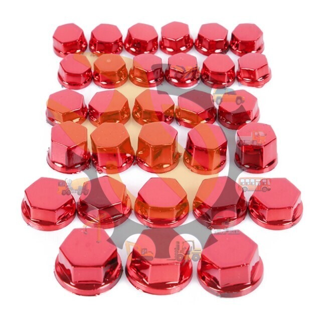 Universal 30 PCs Decorative Bolt Screw Cover Cap for Motorcycle Ornamental Molding