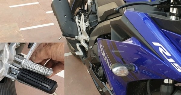 Yamaha R15 V3 Rider Foot Rest