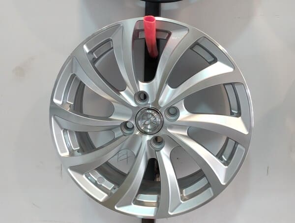 Car Aluminum Alloy Rim 4 Hole Size 15" Silver