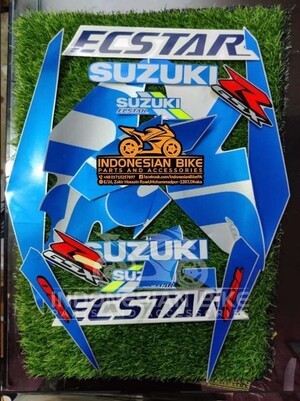Suzuki GSX-R Full Set Body Sticker Indonisian