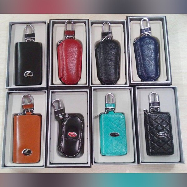 Leather Remote Key Cover Car / Bike Universal
