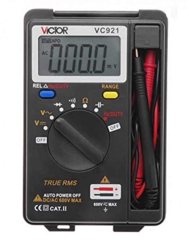 Victor VC921 3 3/4 Pocket Digital Multimeter Mini Tiny Small