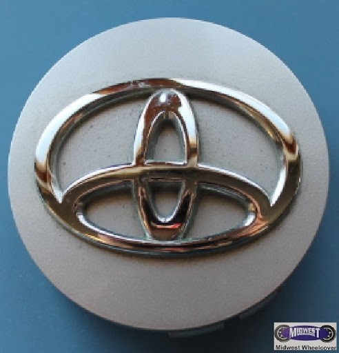 Toyota Car Plastic Logo silver
