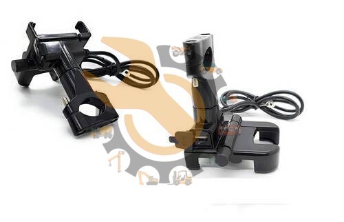 Autopowerz Universal CNC, Motorcycle Handlebar Mount Holder Stand for 3.5-6.2 Inch Mobile