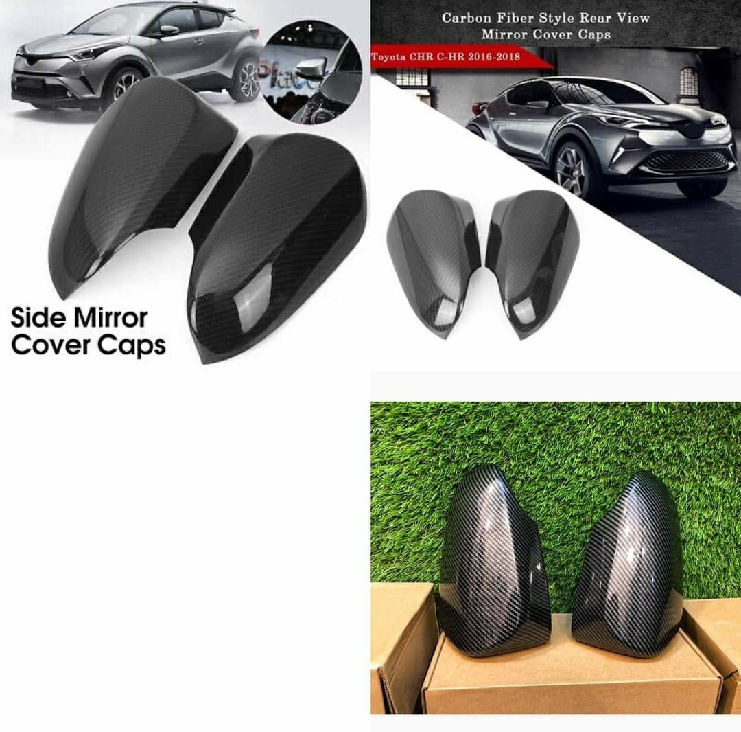 Toyota CHR C-HR 2016-2018 Carbon Fiber Side Mirror Cover