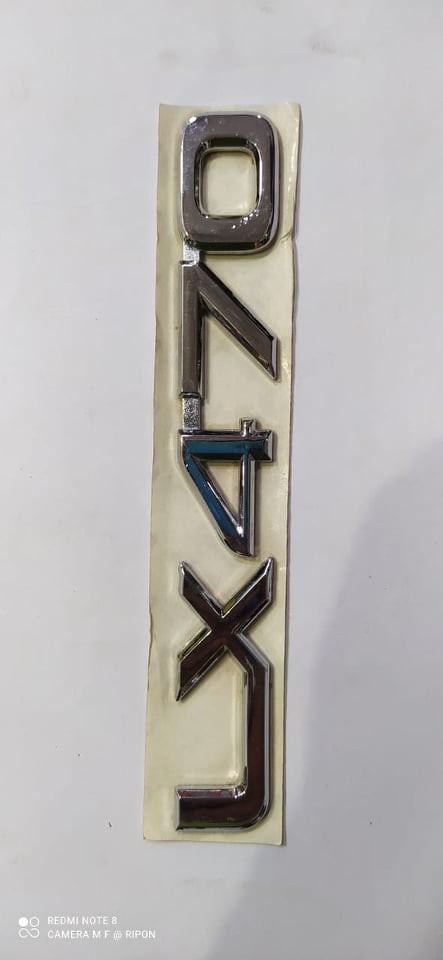 Car Monogram Logo LX470 Golden Color