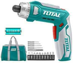 TOTAL CORDLESS SCREWDRIVER Li - ion 8V / 1.5Ah (TSDLI0801)