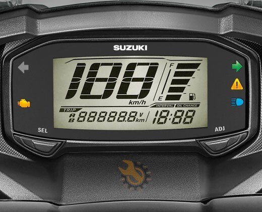 Suzuki Burgman 150 meter