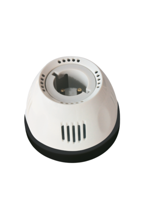 Bright Star Round Batten Bulb Holder - White