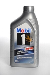 Mobil 1 5W-50 API SN/SM/SL Fully Synthetic Oil for Cars (1 L)