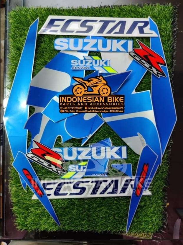 Suzuki GSX-R Full Set Body Stickers Indonesia