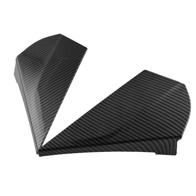 Toyota C-HR CHR 2016-2019 Carbon Fiber Style Rear Window Side Spoiler Wing Strip Protection Trim
