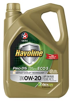 Havoline Pro DS Fully Synthetic ECO 5 SAE 0W-20