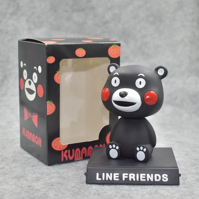Car Shoking Doll Head in Car Kumamon