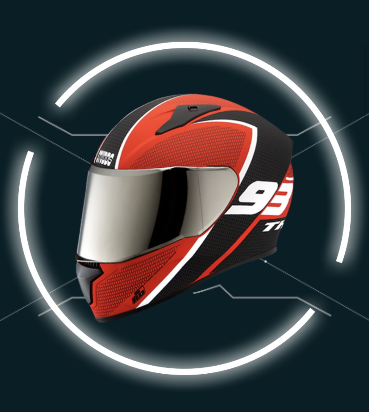 Thunder Helmet Studds D3