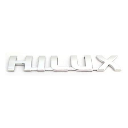 Car Monogram Logo HILUX Silver