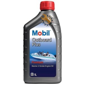 Mobil Engine Oil, Mobil Outboard Plus, Mineral, 1 Litre