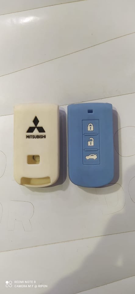 Silicone Rubber key fob cover cap protect for Mitshubishi