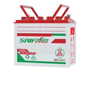 NS60 60L - 13-Plate-45 AH - Saif Power Battery for Light Vehicle Purpose