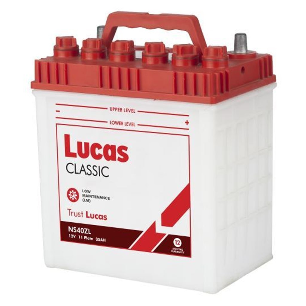 Lucas Brand Battery NS 40 ZL-12V-35AH