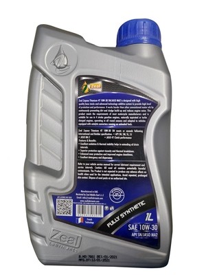 ZEAL ZEPACE TITANIUM 4T 10W-30 FULLY SYNTHETIC