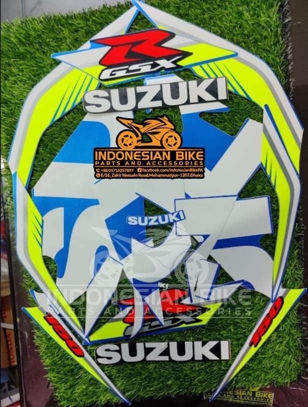 Suzuki GSX-R Full Set Body Stickers Indonesia